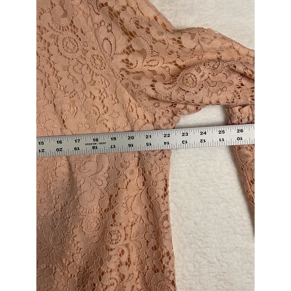 JM Collection Woman size 1X Long Sleeve Blouse, Beautiful overlay!! - Picture 7 of 9